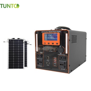 Système de générateur solaire Lifepo4 200W 600W 1200W avec batterie 880Wh 1200Wh pour stockage d'énergie solaire hors réseau, <span class=keywords><strong>station</strong></span> portable - Product Image 3
