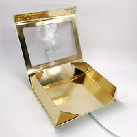 Boîtes cadeaux personnalisées en papier avec couvercle magnétique et fenêtre transparente en PVC pour biscuits, chocolats, cupcakes, pâtisseries et gâteaux