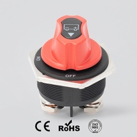 Interrupteur de coupure de batterie 12VDC 300A à 2 broches, isolateur de batterie, sélecteur d'alimentation automatique pour voiture, camping-car, marine, ROHS CE