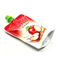 Maßgefertigte Folien-Ausgießbeutel für Getränke, Apfel-, Trauben- und Fruchtsaft, Flüssignahrung und Saucen-Verpackungsbeutel
