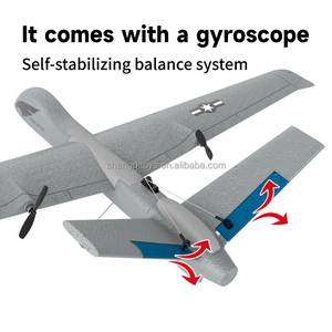 Z51 <span class=keywords><strong>Predator</strong></span> <span class=keywords><strong>RC</strong></span>-Flugzeug 2,4 GHz 3-Kanal Ferngesteuertes Flugzeug mit 3-Achsen-Gyroskop, Schaumstoff-Handwurf-<span class=keywords><strong>RC</strong></span>-Flugzeug Segelflugzeug - Product Image 2