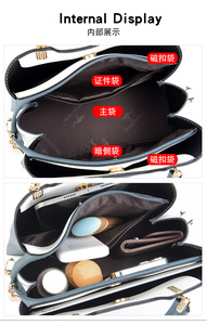 Designer Handbags Brands Women Soft Pu Leather Handbags PU Leather Shoulder Crossbody Tote <b>Bags</b> Shopping Tote <b>Bag</b> - Product Image 6