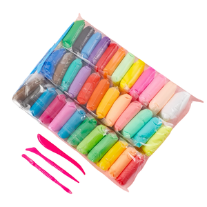 Argile super légère 24 couleurs, pâte à modeler unisexe SIWEI, jouets faits main pour enfants, argile spatiale - Product Image 5