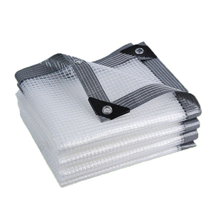 Lonas de PE blancas transparentes de alta resistencia para velas de refugio de sombrilla, tela de andamio de invernadero - Product Image 1