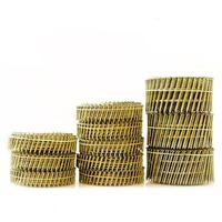 Clous en bobine pour béton, pneumatiques, pour palettes, cartons, applications directes, DIY, courants, 50 mm, peints, pour encadrement, lisses, application par trempage en usine