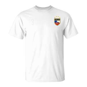 Camiseta de Fútbol Número 13 de Chile con la Bandera Chilena - Product Image 1