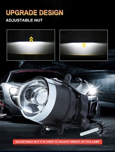 GPNE F9+1 Faros Antiniebla de Alta Penetración de 3 Pulgadas, Lente de Proyector de 50W, Mayor Alcance, Color Blanco y <span class=keywords><strong>Amarillo</strong></span>, Láser - Product Image 6