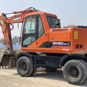 รถขุดดิน DOOSAN DH150W-7 มือสอง เครื่องจักรก่อสร้างมือสอง รถขุดล้อยางมือสองสำหรับขาย - Product Image 6