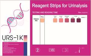 メリディURS-1Kケトンテストストリップケトン尿ストリップケトダイエットテストストリップ - Product Image 2