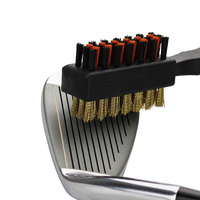Accessoires de golf de brosse de nettoyage de club de golf de logo personnalisé de haute qualité