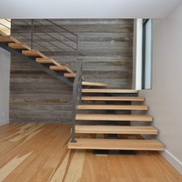 Maîtrise brillante cadre durable élégant forme futuriste pointue installation artisanale Prestige Unique Mono Stringer escalier droit