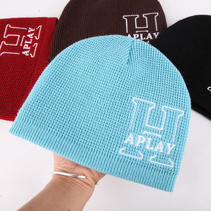 مخصص بالجملة صياد المنسوجة التسمية الاكريليك الدافئة عادي قبعة الشتاء الرياضة خمر مضلع صفعة للجنسين - Product Image 1
