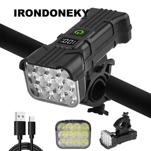 USB Rechargeable T6 Montagne Route LED Vélo Vélo Phare <span class=keywords><strong>1000</strong></span> <span class=keywords><strong>Lumens</strong></span> 6 Modes Avant Queue Ensemble Sécurité Avertissement Batterie - Product Image 6