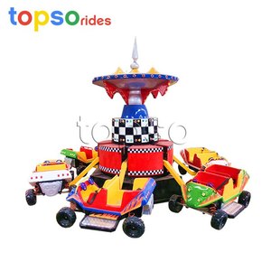 Manèges de parc intérieurs <span class=keywords><strong>et</strong></span> extérieurs, manèges de voitures volantes folles à 24 places à vendre, jeux de voitures rebondissantes - Product Image 5