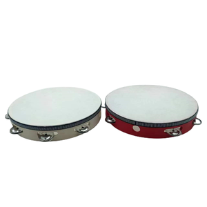 Mini Tamburello in Legno per Adulti da 4 6 8 10 Pollici Strumenti per <span class=keywords><strong>Matrimonio</strong></span> 10 15 20 25 cm Pelle di Pecora Metallo Tamburo a Sublimazione - Product Image 4