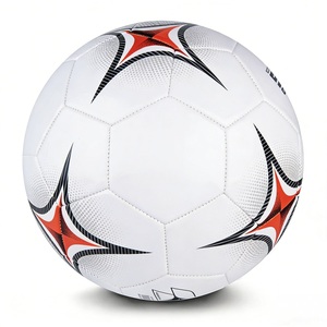 ลูกฟุตบอล PVC เย็บด้วยเครื่องจักร ขนาด 5 แบบกำหนดขนาดเองได้ พร้อมระยะเวลาจัดส่งที่รวดเร็วที่สุด สำหรับใช้เป็นของขวัญส่งเสริมการขายด่วน - Product Image 1
