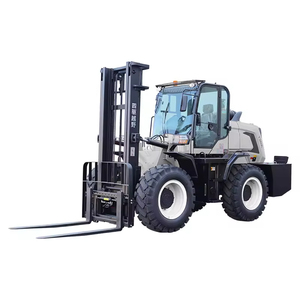 耐用的 3 吨全地形柴油叉车 4WD 农业液压农用叉车 - Product Image 5