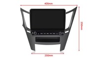 Autoradio Android avec Car-play pour Subaru Legacy Outback 2009-2014, écran 10 pouces, GPS, navigation, lecteur multimédia