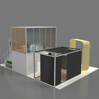 Trépied de sol en aluminium modulaire à deux niveaux, personnalisé, Double étage, Design d'exposition