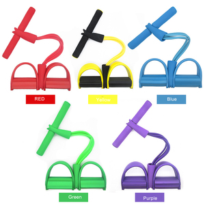 Bandes de Résistance Élastiques à Pédale pour Exercices de Fitness à Domicile, Musculation et Yoga, 4 Tubes – Meilleures Ventes - Product Image 6