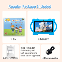 Tablet Anak Android 12 7 Inci Terlaris 1.2GHz 2GB RAM Baterai 3000mAh Wi-Fi Resolusi 1024x600 Produk Baru
