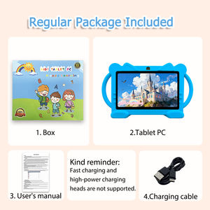 Tablette pour enfants Android 12 7 pouces la plus vendue, 1,2 GHz, 2 Go de RAM, batterie 3000 mAh, Wi-Fi, résolution 1024x600, nouveau produit - Product Image 6