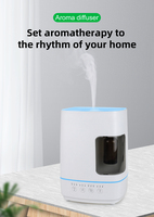 Humidificateur ultrasonique 3 en 1, diffuseur d'arômes pour la maison et l'hôtel, diffuseur de parfum multiple, appareil électroménager