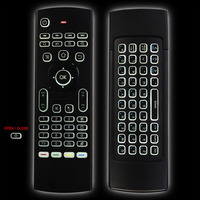 Souris Air rétroéclairée MX3, clavier sans fil RF 2.4G, télécommande intelligente T3 avec microphone vocal pour Android TV Box