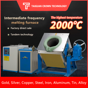 Lò Luyện Kim Vàng Máy Sưởi Cảm Ứng Tần Số Trung Bình 15KW + 10Kg - Product Image 3