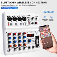 Console de mixage audio portable 6 canaux, 99 effets sonores, console audio professionnelle pour PC, streaming en direct, podcasting, spectacles de DJ