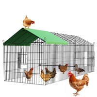 Cage d'élevage de volailles pliable, poulailler de jardin, cage d'élevage de volailles