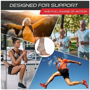 Soporte de Tobillo Ajustable Personalizado para <span class=keywords><strong>Amazon</strong></span>, Ortesis para Pie Caído con Férula Nocturna y Mangas Protectoras para Fascitis Plantar - Product Image 6