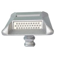 Borne de signalisation routière en aluminium 31 perles de cristal, réflecteur prismatique haute intensité, visibilité 300m, œil de chat blanc pour la sécurité routière