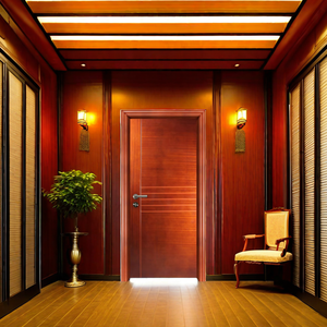 Fabrication Design Offre Spéciale <span class=keywords><strong>Porte</strong></span> Bon marché Portes d'intérieur en bois pour la maison - Product Image 5