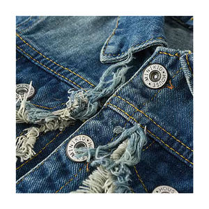 Chaqueta vaquera impermeable con estampado de máxima comodidad para niñas Diseño de ropa de calle de moda para primavera Última ropa de moda - Product Image 3