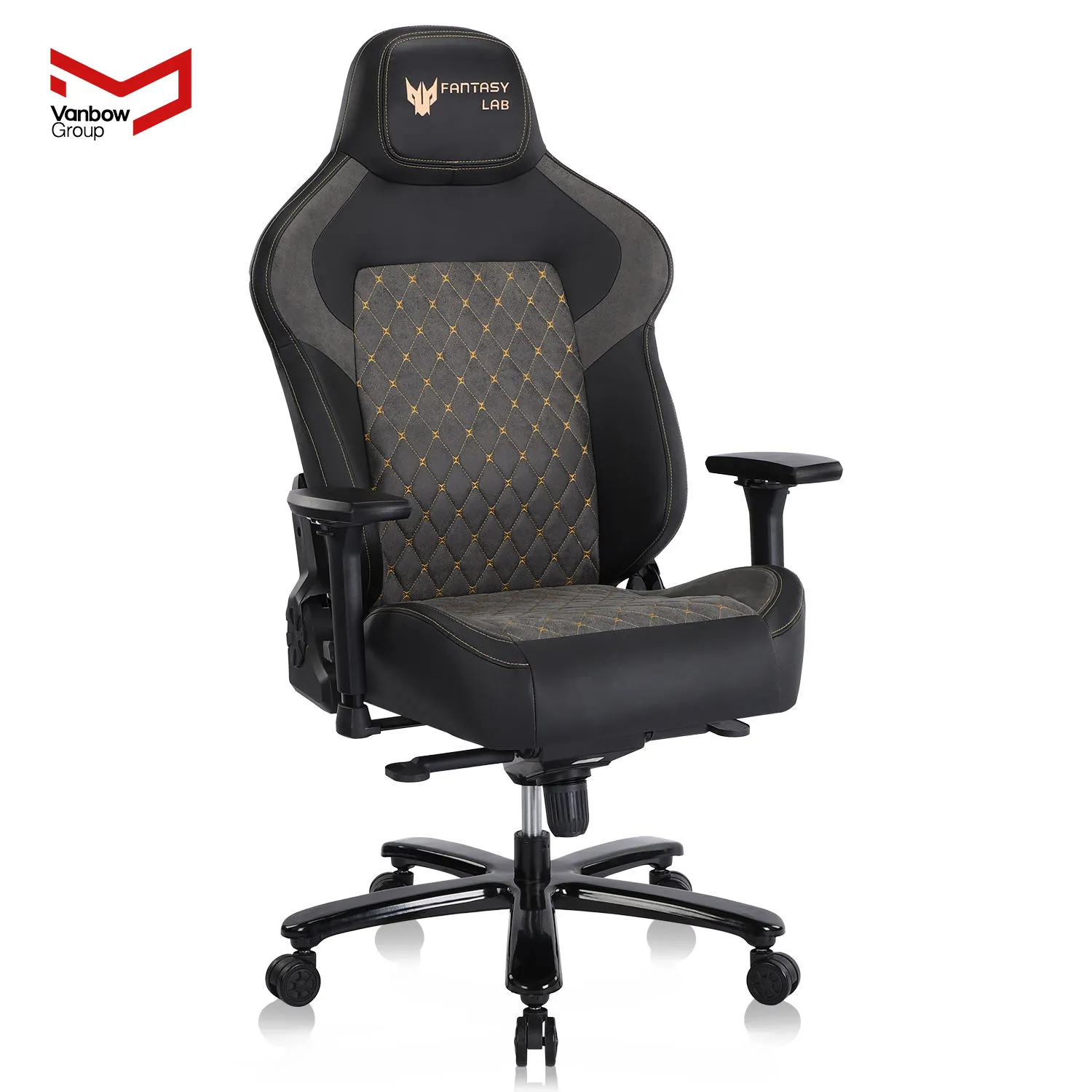 VANBOW Gaming Stuhl Hochwertiger, ergonomischer Gaming-Stuhl aus PU-Leder für lange Arbeitszeiten