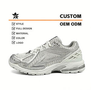 Sneakers Personalizzate Casual Leggere Traspiranti alla Moda con Tomaia in Rete Antiscivolo per Corsa all'Aperto - Product Image 4