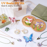 TIMESRUI Résine UV Dure pour Art Déco, Formes de Fleurs en Fil Métallique Créatives pour Mariage, Bijoux DIY, Décoration de Bracelets, Artisanat Écologique