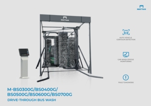 Machine de lavage de bus et camions à 6 brosses, entièrement automatique, pour lavage de carrosseries de bus, lavage en tunnel automatique, modèle M-BS0600G Autom - Product Image 3