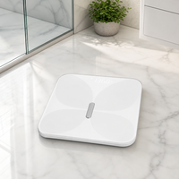 Balance intelligente minimaliste moderne, balance numérique Bluetooth pour salle de bain, suivi des données de poids corporel, balance électronique précise, boîte