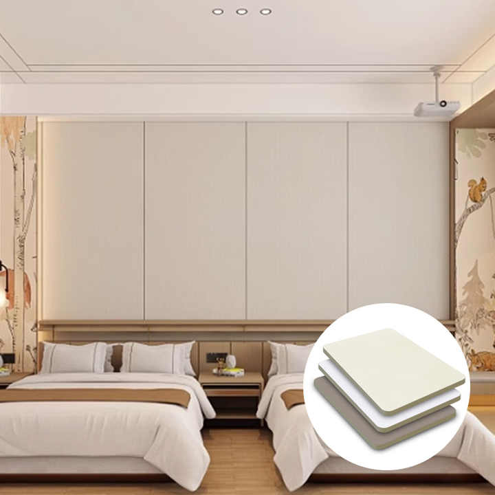 High-End Interior Decoration Materials Popular Style Metal Wall Panel WPC Bamboo Charcoal Crystal Board PVC PS Wall Wood Veneer