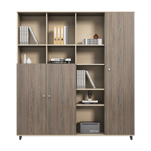 Armoires de classement en panneaux de bois modernes de haute qualité pour atelier, meubles de rangement modulaires extensibles pour bureaux commerciaux - Product Image 4