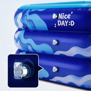 Bể Bơi Bơm Hơi PVC Dày Hơn Kháng Khuẩn Dày 2 Mm Bể Bơi Gia Đình Trẻ Em Người Lớn Ngoài Trời Sân Sau Vườn Di Động Mùa Hè - Product Image 4