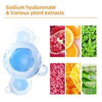 Masque facial jetable hydratant et éclaircissant aux fruits, marque privée, usine de cosmétiques OEM
