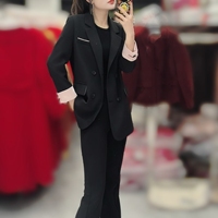 Veste de costume coréenne de couleur unie pour femmes élégantes, manteau de printemps grande taille 2025, avec boucle en métal tressé, design durable