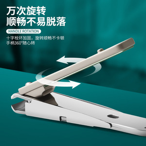 Haniu 2025 New Stainless Steel Nail Clippers, Single Nail Clippers, Original Anti-Splash, Large and Small Angled Nail Clippers - Product Image 4