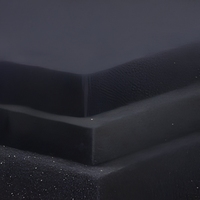 Éponge filtrante biochimique en mousse noire rectangulaire en plastique écologique 5W pour aquarium et salon