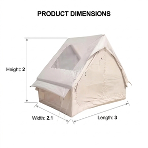 Tenda da Campeggio Gonfiabile a Telaio ad A di 6,3 Metri Quadrati con Ampio Lucernario e Doppie <span class=keywords><strong>Porte</strong></span> - Product Image 4