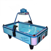 Machine de jeu d'arcade sportive à monnayeur pour 2 joueurs, la plus vendue, de type hockey sur air, pour centres de divertissement, avec support en anglais