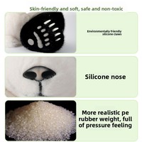 Peluche interactive éducative en fibre de polyester, saveur orchidée, adorable, connectée à l'IA et contrôlée par application, pour Panda de 5 mois